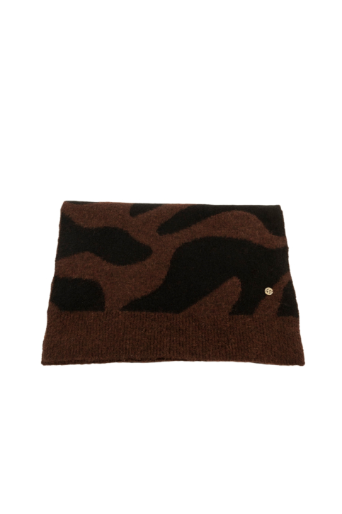 Echarpe salsa animal print 920 medium brown main product photo