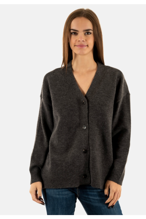 Gilets cardigans only houston dark grey melange main product photo