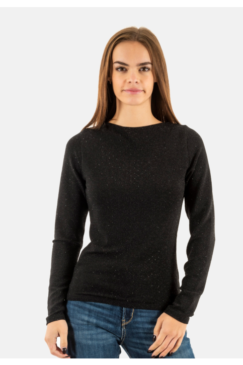 Tee shirt manches longues grace & mila timothee noir main product photo