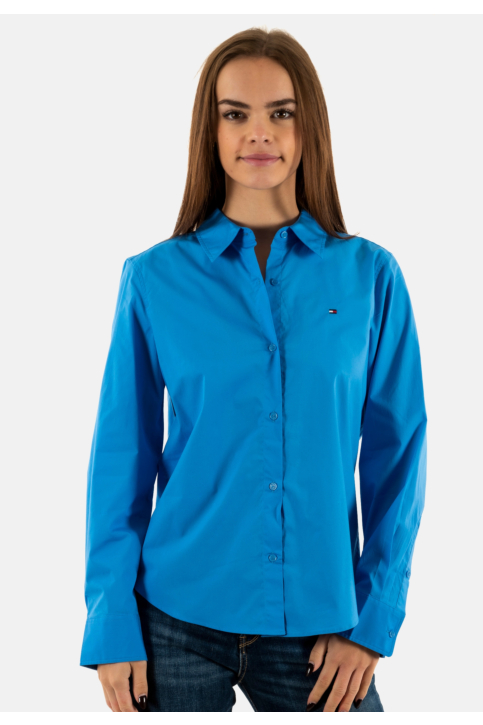 Chemisier tommy jeans ess poplin regular c4h mesmerizing blue main product photo