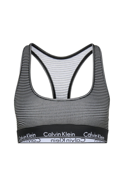 Brassieres calvin klein jeans bralette xv8 hairline stripe/black main product photo