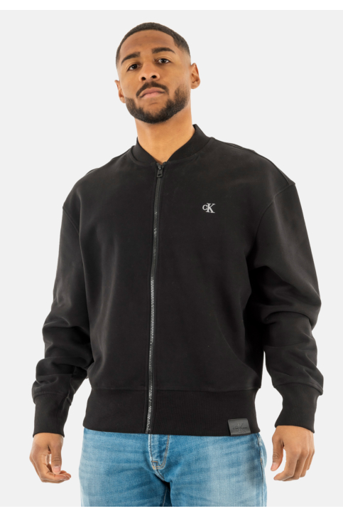 Sweat calvin klein jeans heavyweight ck embro beh ck black main product photo