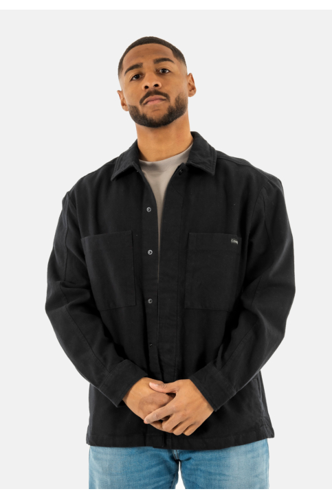 Chemise calvin klein jeans flannel beh ck black main product photo