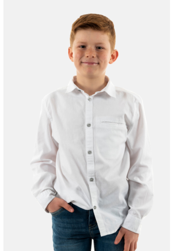 Chemises manches longues teddy smith drick 202 blanc