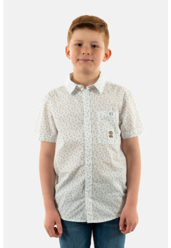 Chemises manches courtes teddy smith hook 202 blanc