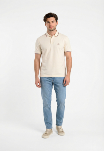 Polos armani exchange xm001287 u1074 cream
