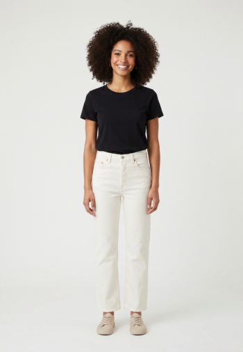 Jeans levi's&reg; ribcage straight ankle 0076 cloud over
