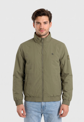 Blousons et vestes calvin klein jeans padded nylon harr ldy dusty olive