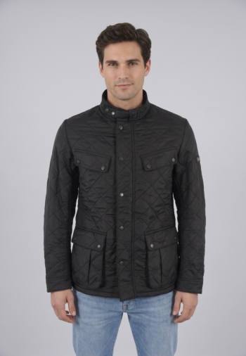 Blousons et vestes barbour b.intl ariel polarquilt bk91 black