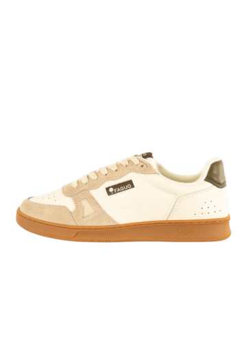 Baskets basses faguo commute 1 ecr33 cream/kaki