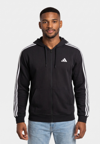 Blousons et vestes adidas sportswear m 3s ft fz hd noir/blanc
