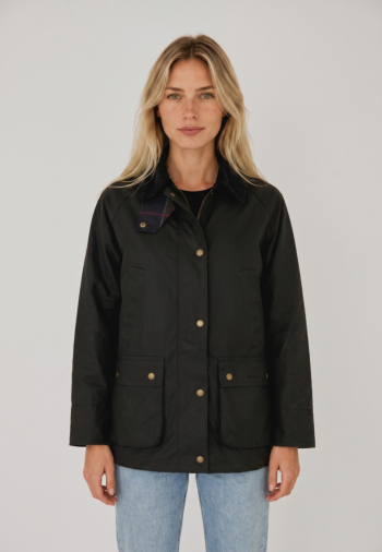 Blousons et vestes barbour acorn wax bk11 black/classic