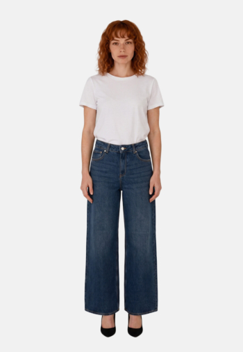 Jeans Jack And Jones oslo wide mw r405 wide leg fit blue denim