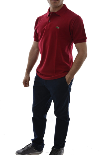 Polos lacoste l1212 476 bordeaux