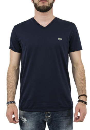 Tee shirt lacoste th6710 166 marine