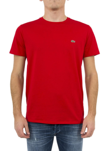 Tee shirt lacoste th6709 240 rouge