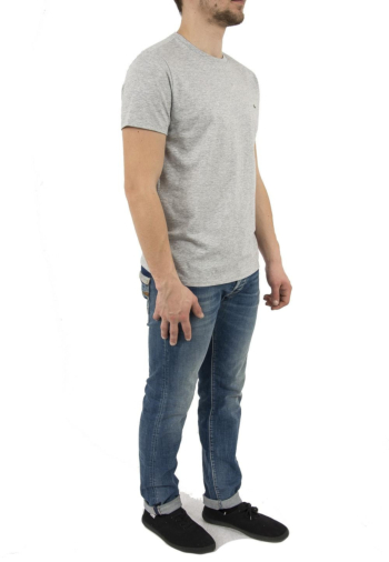 Tee shirt lacoste th6709 cca argent chine