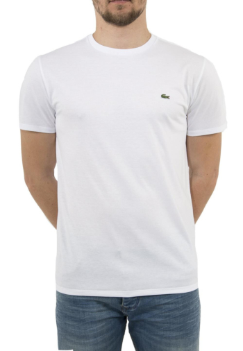 Tee shirt lacoste th6709 001 blanc