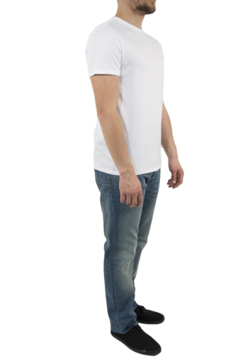 Tee shirt lacoste th6709 001 blanc