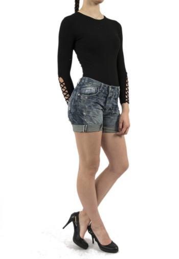 Short bermuda please p17h 1670 blue denim