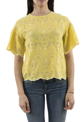 tee shirt Veromoda 10211869 angie jaune