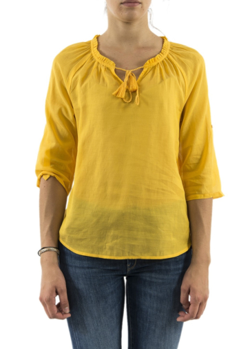 tee shirt manches longues street one 341494 jaune