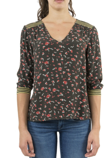 tee shirt manches longues Veromoda 10222005 blair gris