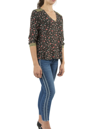 tee shirt manches longues Veromoda 10222005 blair gris