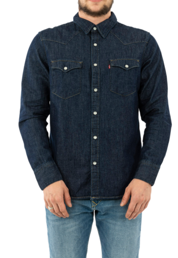 Chemise jeans levi's® barstow western rinse marbled