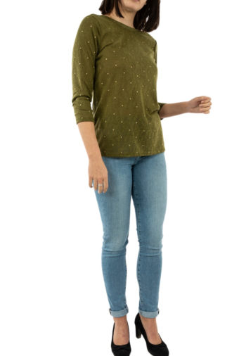 Tee shirt only bordeaux martini olive