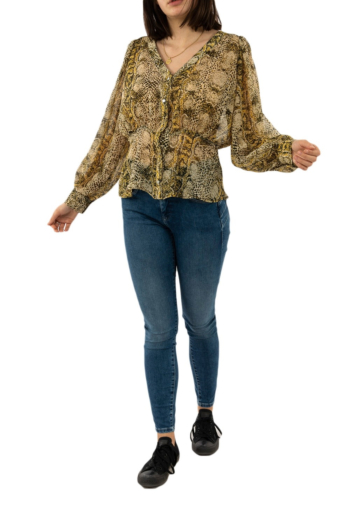 chemisier morgan 201-clea.f ficelle/lemon