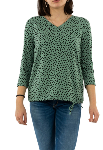 tee shirt manches longues street one 314667 22202 thyme jade