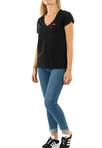 Tee shirt levi's® perfect vneck caviar