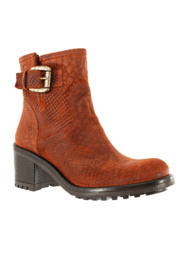 Bottines e-cow andreia turati rugine