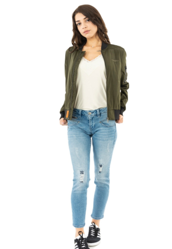 Blousons et vestes bombers original max kaki