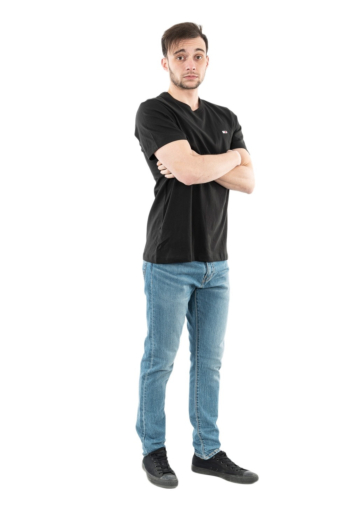 Tee shirt tommy jeans classic jersey bds black