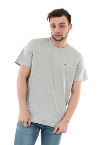 Tee shirt tommy jeans classic jersey p01 lt grey htr