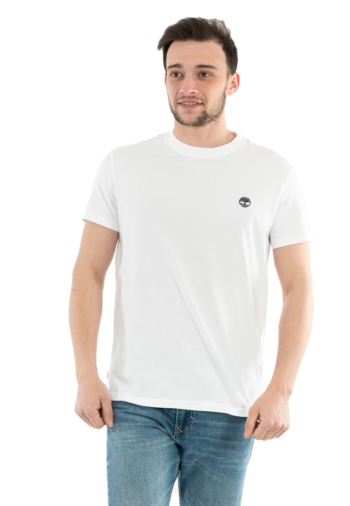 Tee shirt timberland dun-river crew 100 white