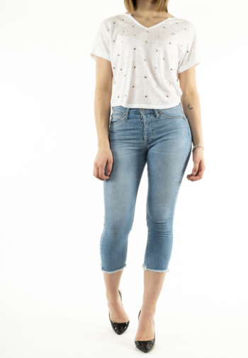 Pantalons please p6aj 1670 blu denim