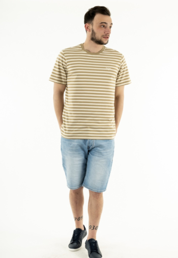 tee shirt barbour mts0511 br33 coriander