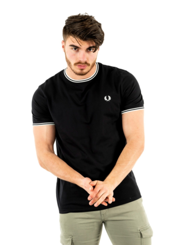Tee shirt fred perry m1588 102 black