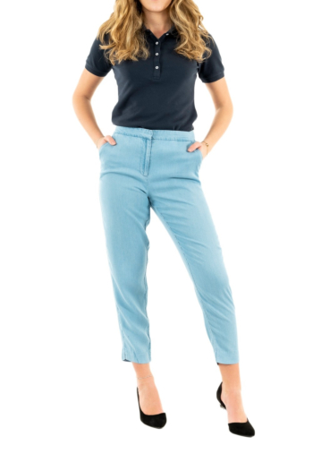 pantalons Veromoda vivianakonni mr tap ankle bleu