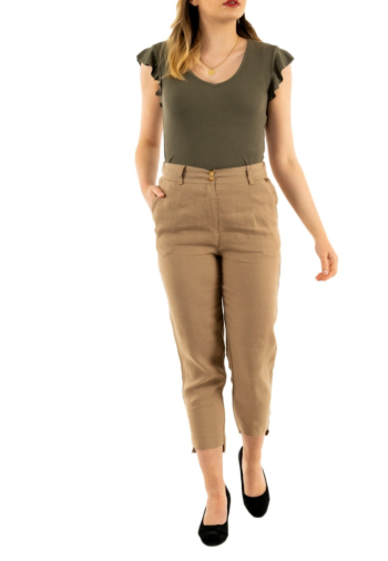 pantalons le boudoir d'edouard be959 tabac