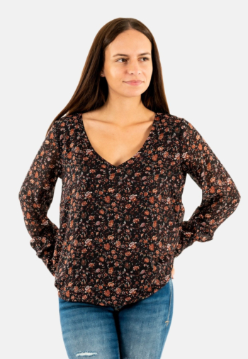 tee shirt manches longues only amanda black india