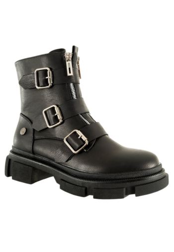 Bottines lpb carmela noir pu