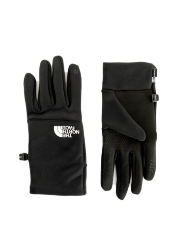 Gants the north face etip recycled hv2 tnf black/tnf white logo