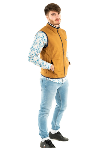Gilets ss manche Benson & Cherry stallone camel