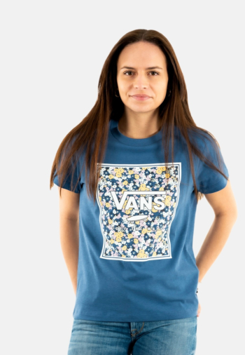 tee shirt vans deco box 5tu1 true navy