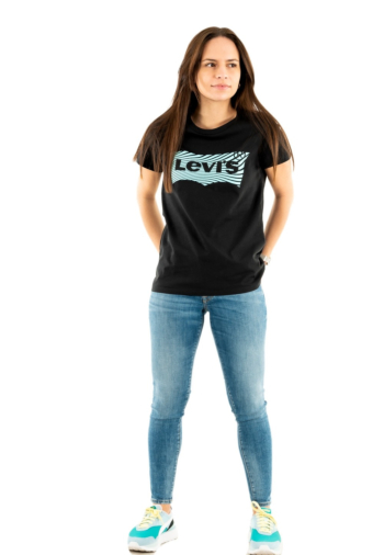 Tee shirt levi's® 17369 the perfect tee 1798 wavy bw fill cavi