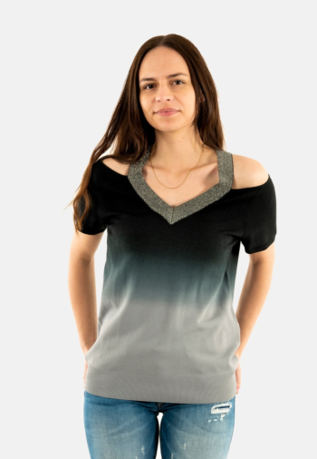 pull léger morgan 221-mlaia gris moyen
